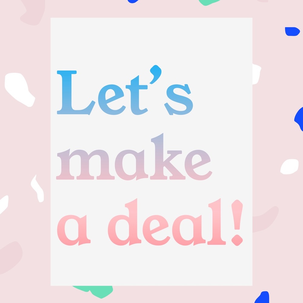 Make me an offer! Bundle your likes!